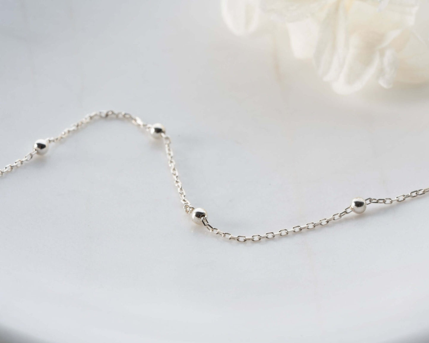 925 Ayar Gümüş Sıralı Nazar Boncuklu Bileklik - ÖzelSen