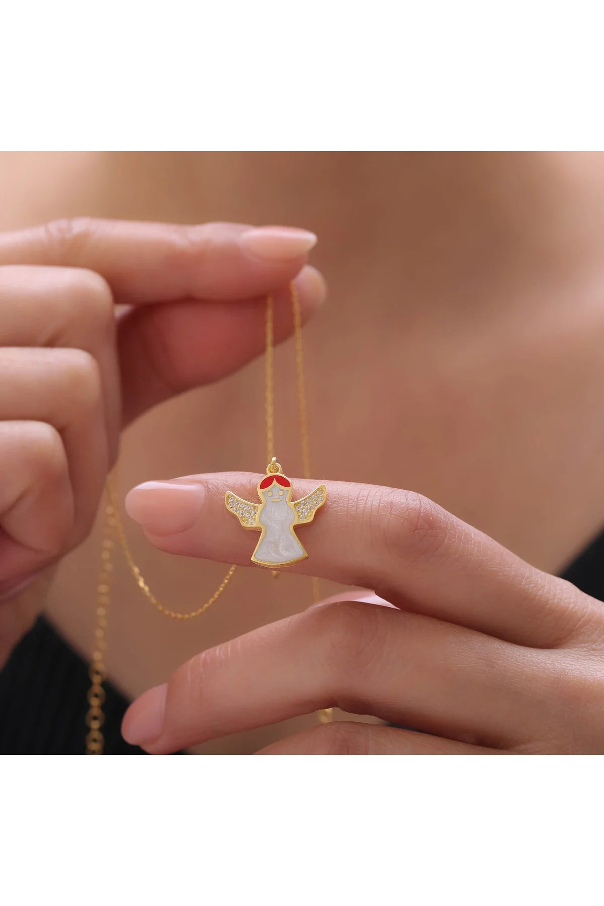 Noel Charm 925 Ayar Altın Kaplama Gümüş Kolye – 5