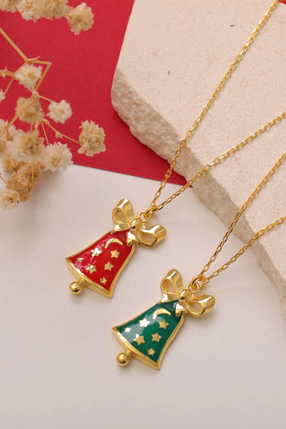Noel Charm 925 Ayar Altın Kaplama Gümüş Kolye – 4