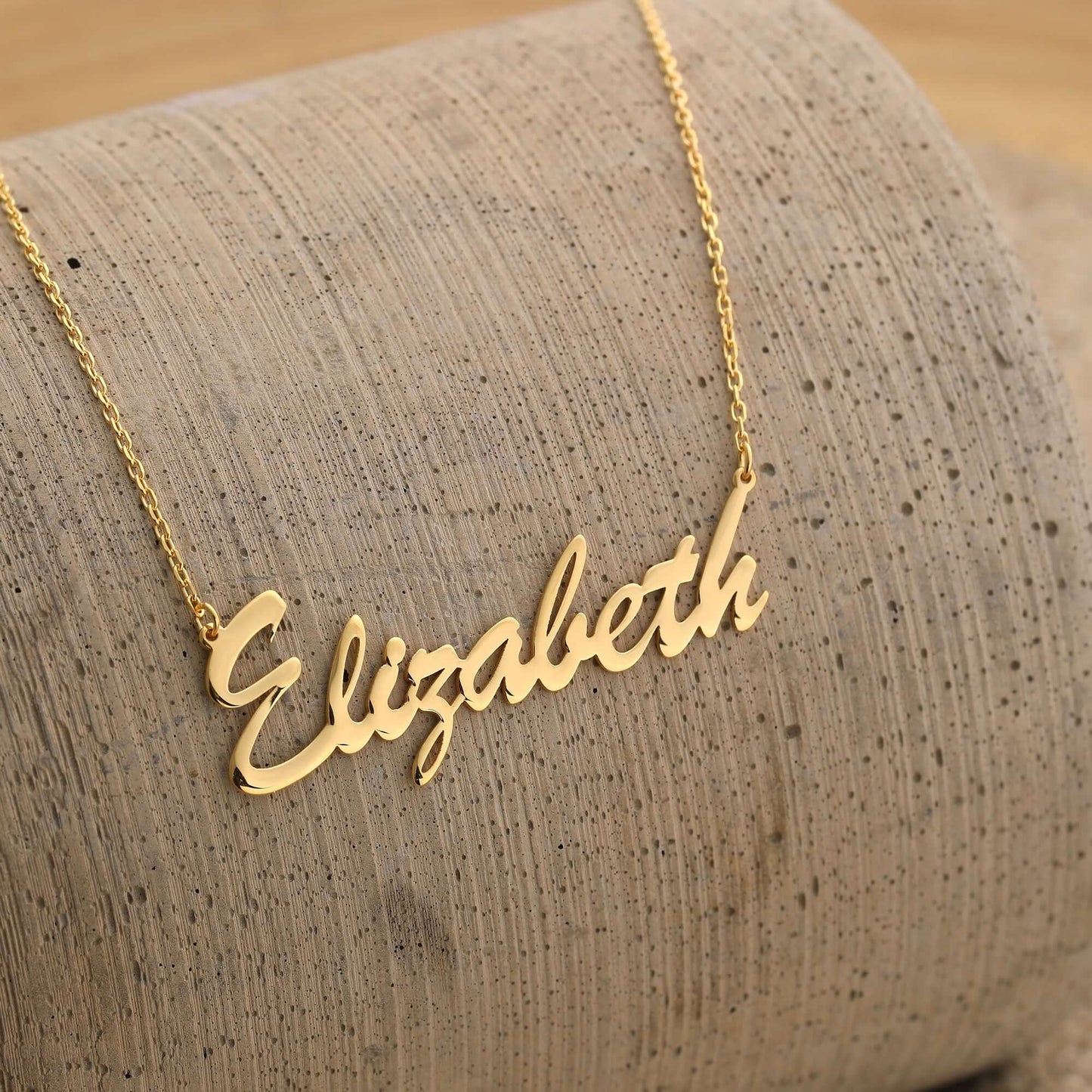 El Yazısı Tasarımlı 925 Ayar Gümüş İsimli Kolye - ÖzelSen