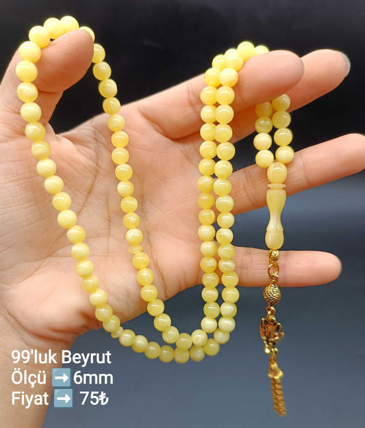 99 LUK BEYRUT KEHRİBAR TESBİH - ÖzelSen