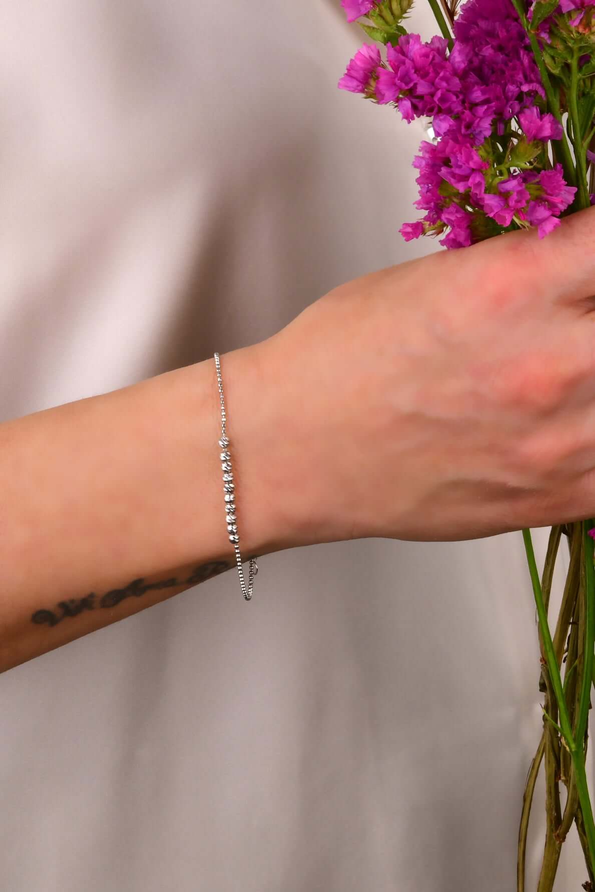 925 Ayar Gümüş Dorika Toplu Bileklik - ÖzelSen