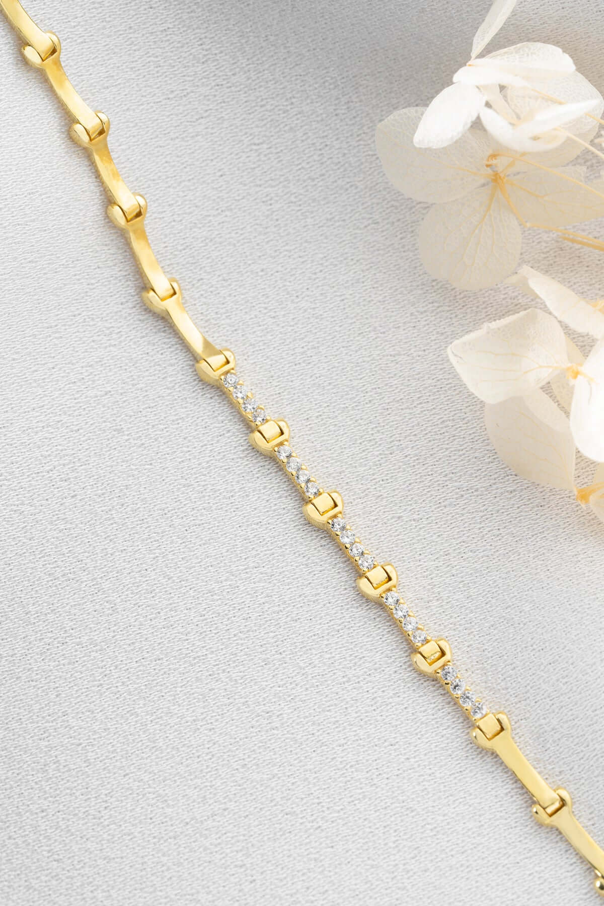 925 Ayar Gümüş Kemerli Su Yolu Bileklik - ÖzelSen