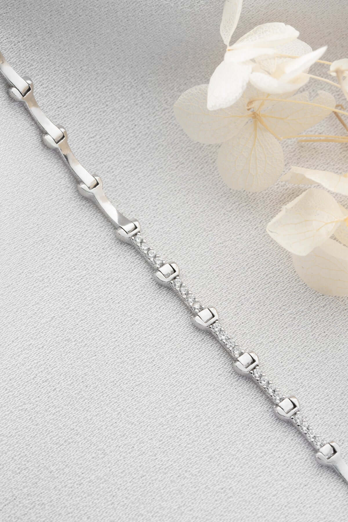 925 Ayar Gümüş Kemerli Su Yolu Bileklik - ÖzelSen