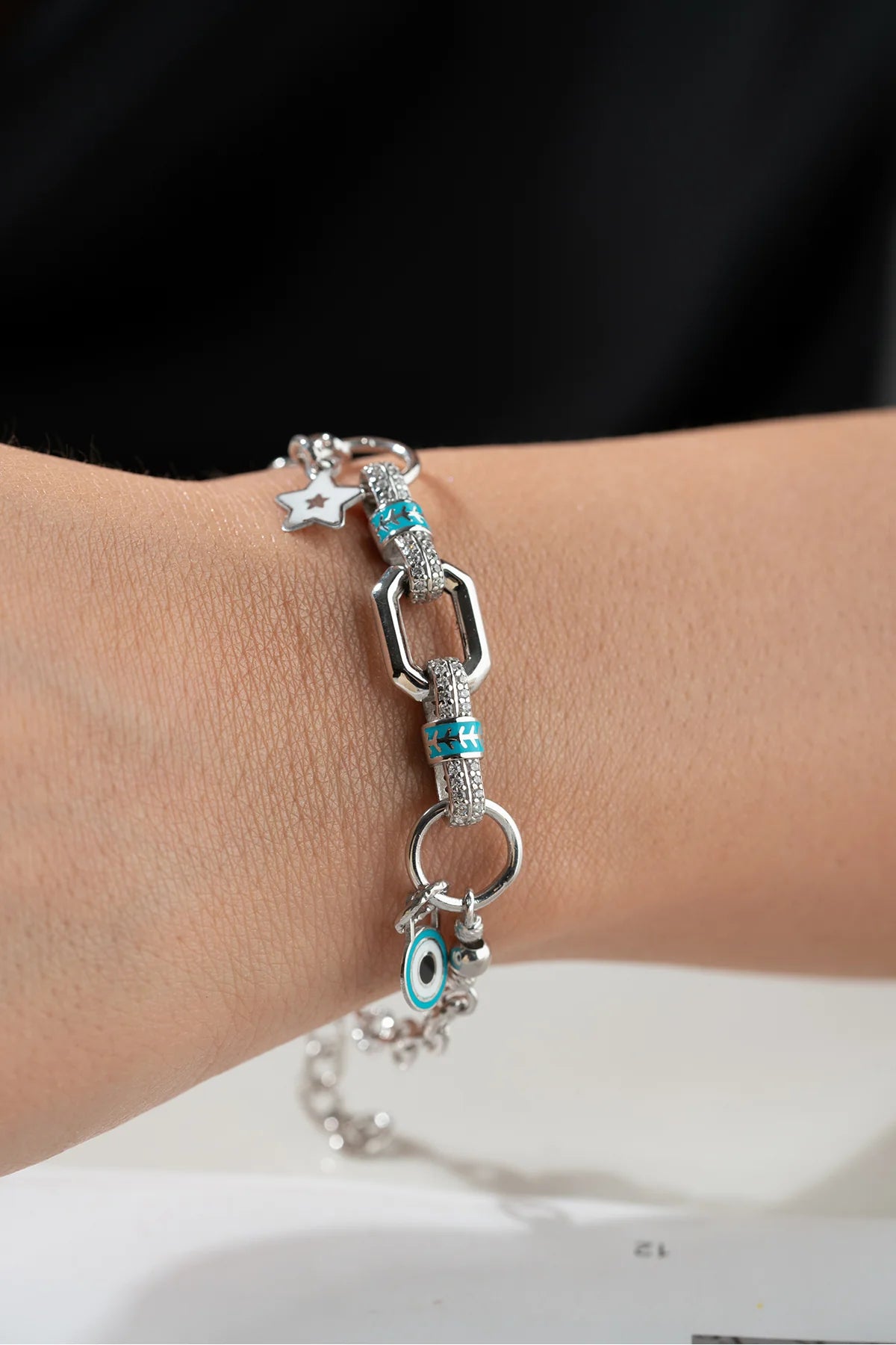 Charm 925 Ayar Gümüş Bileklik