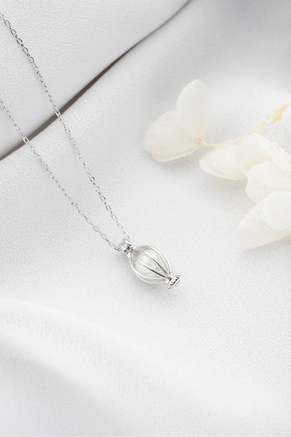 İncili 925 Ayar Rose Kaplama Gümüş Kolye