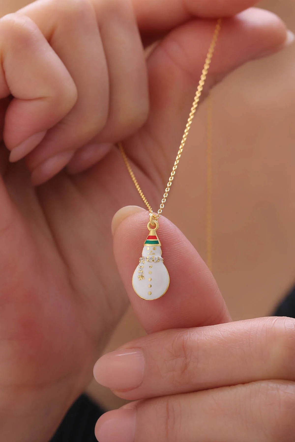 Noel Charm 925 Ayar Altın Kaplama Gümüş Kolye – 6