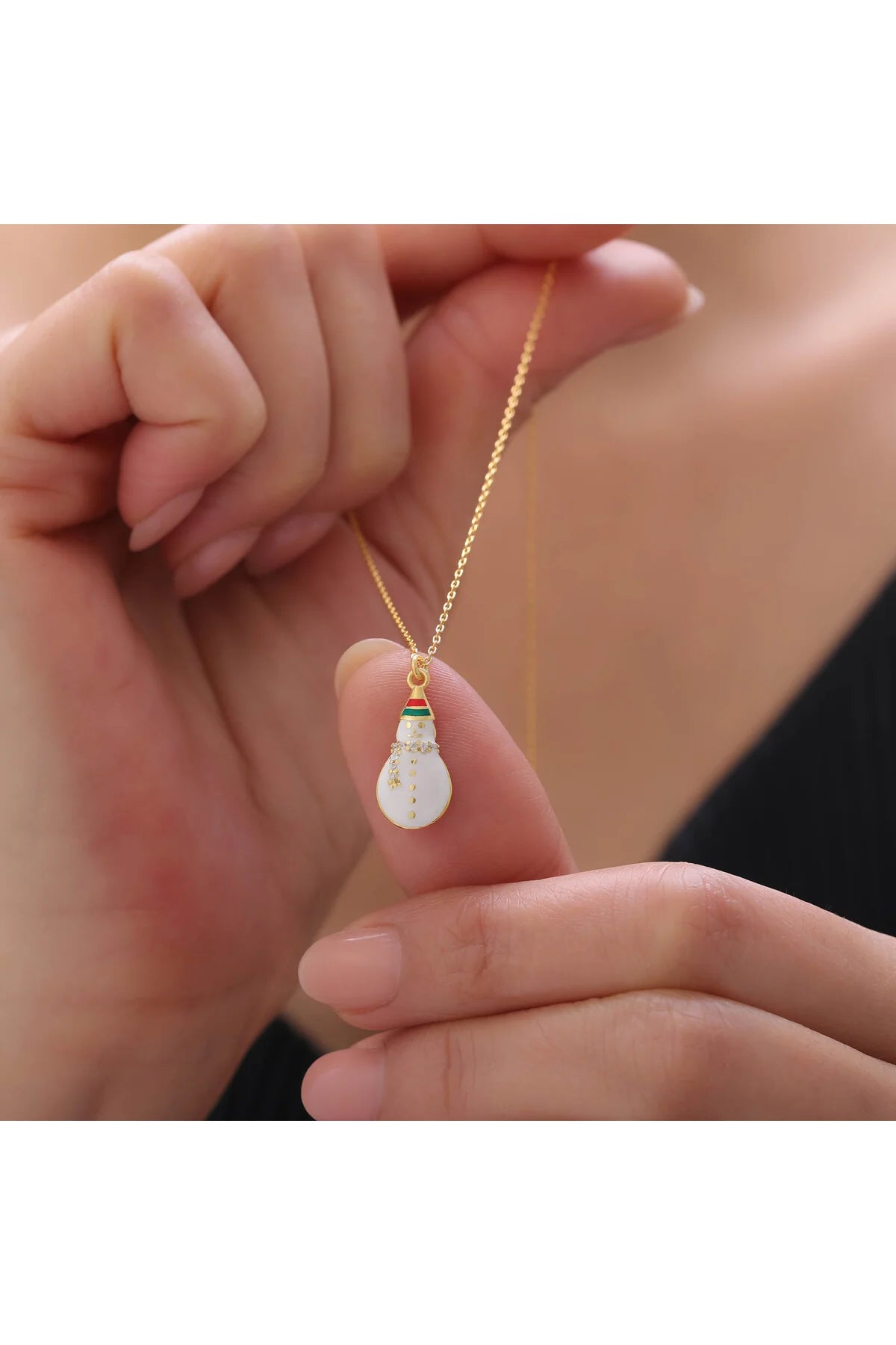 Noel Charm 925 Ayar Altın Kaplama Gümüş Kolye – 6
