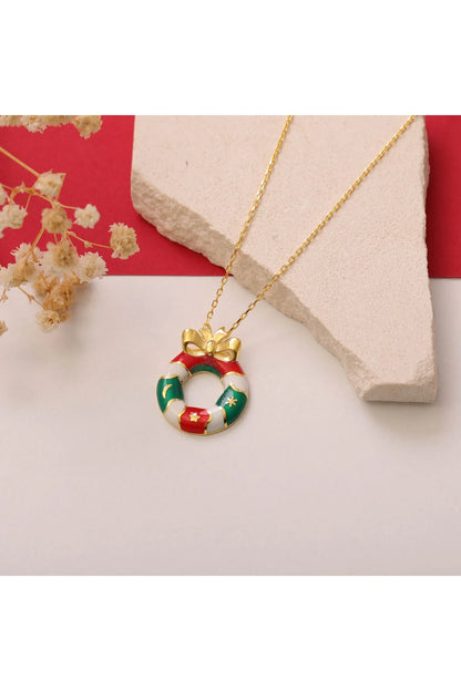 Noel Charm 925 Ayar Altın Kaplama Gümüş Kolye – 3