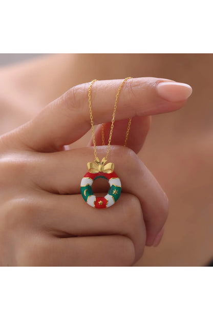 Noel Charm 925 Ayar Altın Kaplama Gümüş Kolye – 3