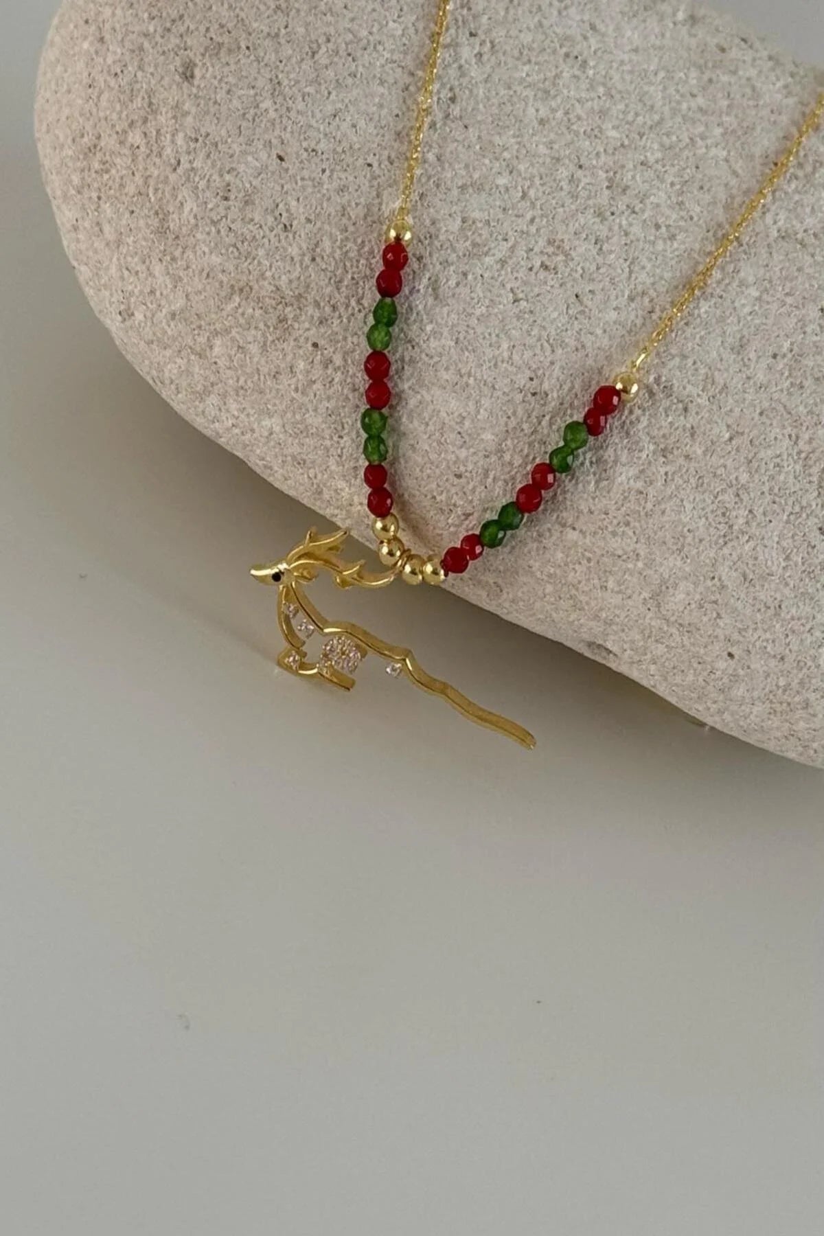 Noel Charm 925 Ayar Altın Kaplama Gümüş Kolye – 9