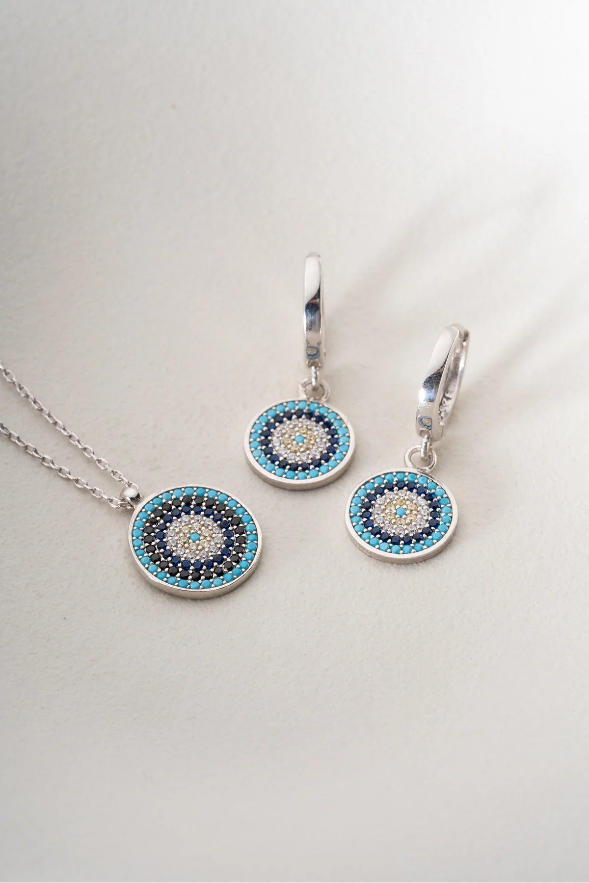 Nazarlı 925 Ayar Gümüş Set