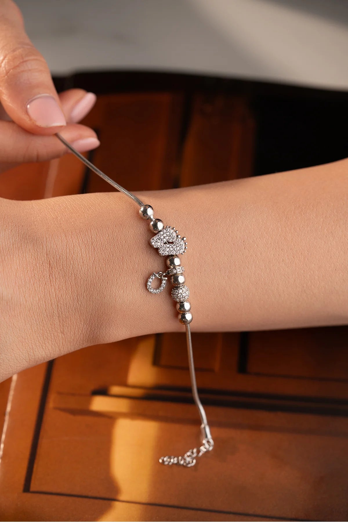 Nal Ayak 925 K Silver Bracelet