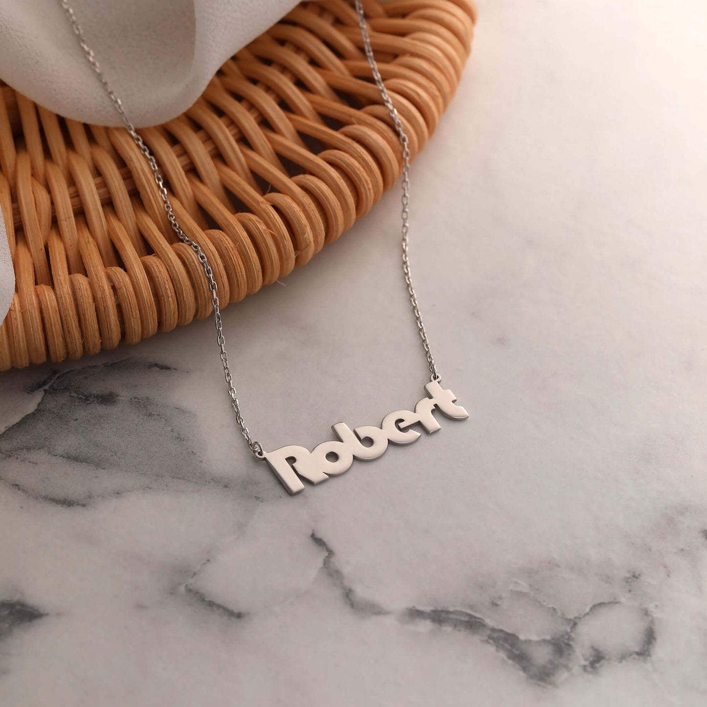 Detaylı Kişiye Özel 925 Ayar Gümüş İsimli Kolye - ÖzelSen