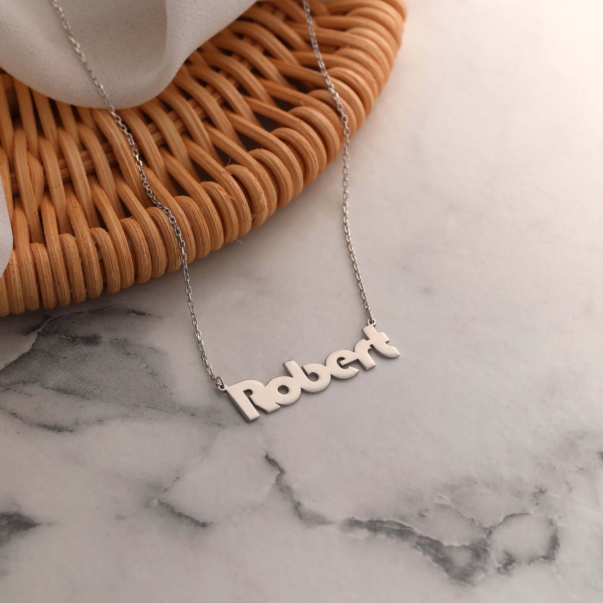 Detaylı Kişiye Özel 925 Ayar Gümüş İsimli Kolye - ÖzelSen