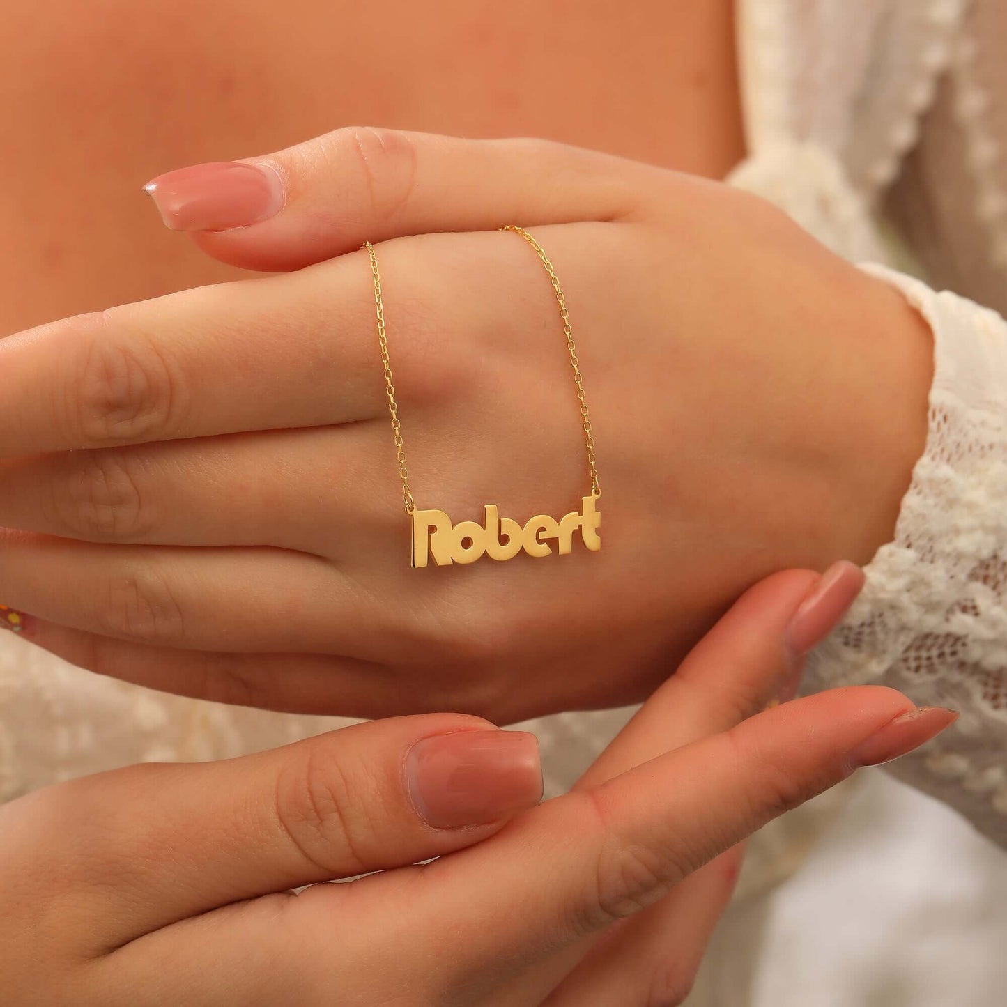 Detaylı Kişiye Özel 925 Ayar Gümüş İsimli Kolye - ÖzelSen