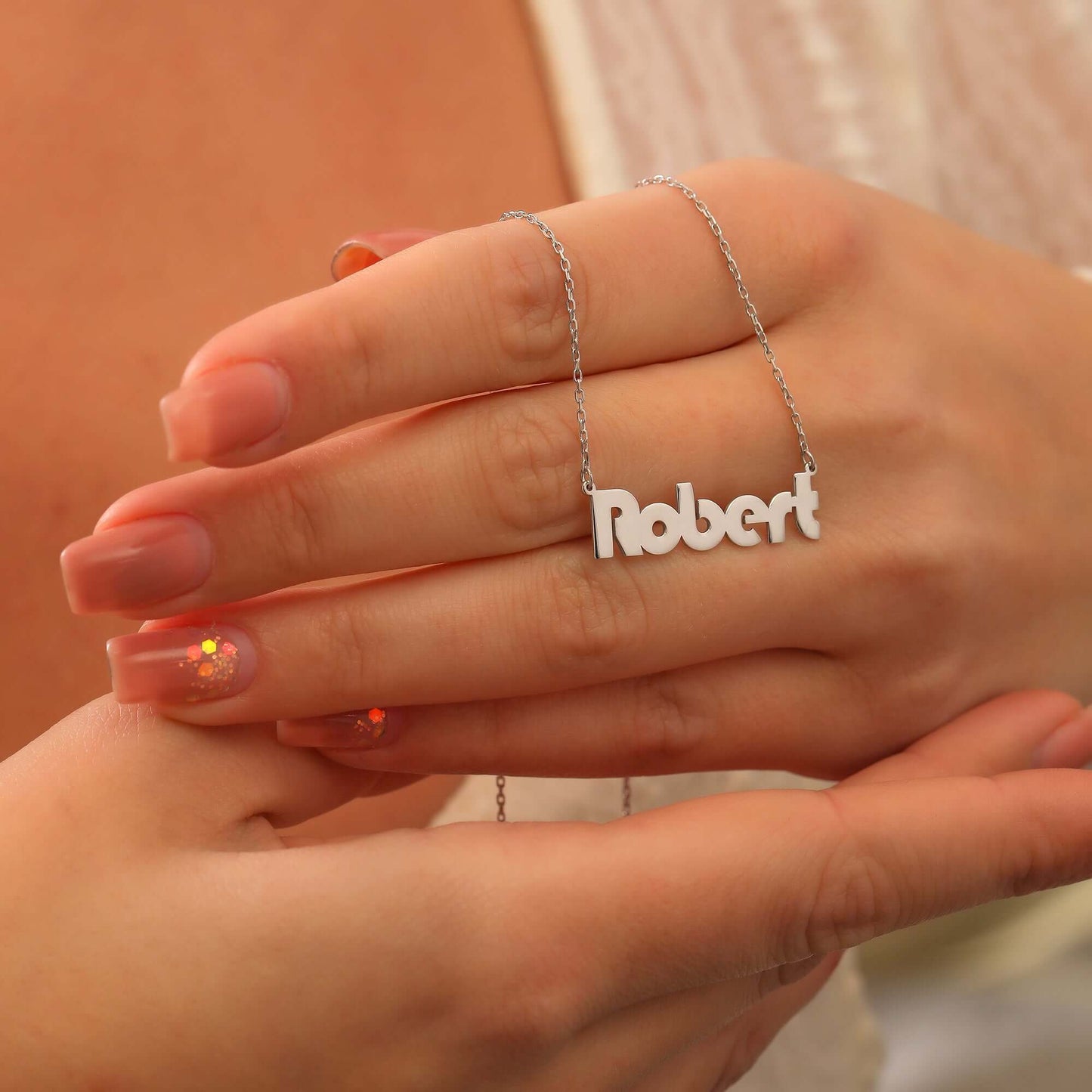 Detaylı Kişiye Özel 925 Ayar Gümüş İsimli Kolye - ÖzelSen