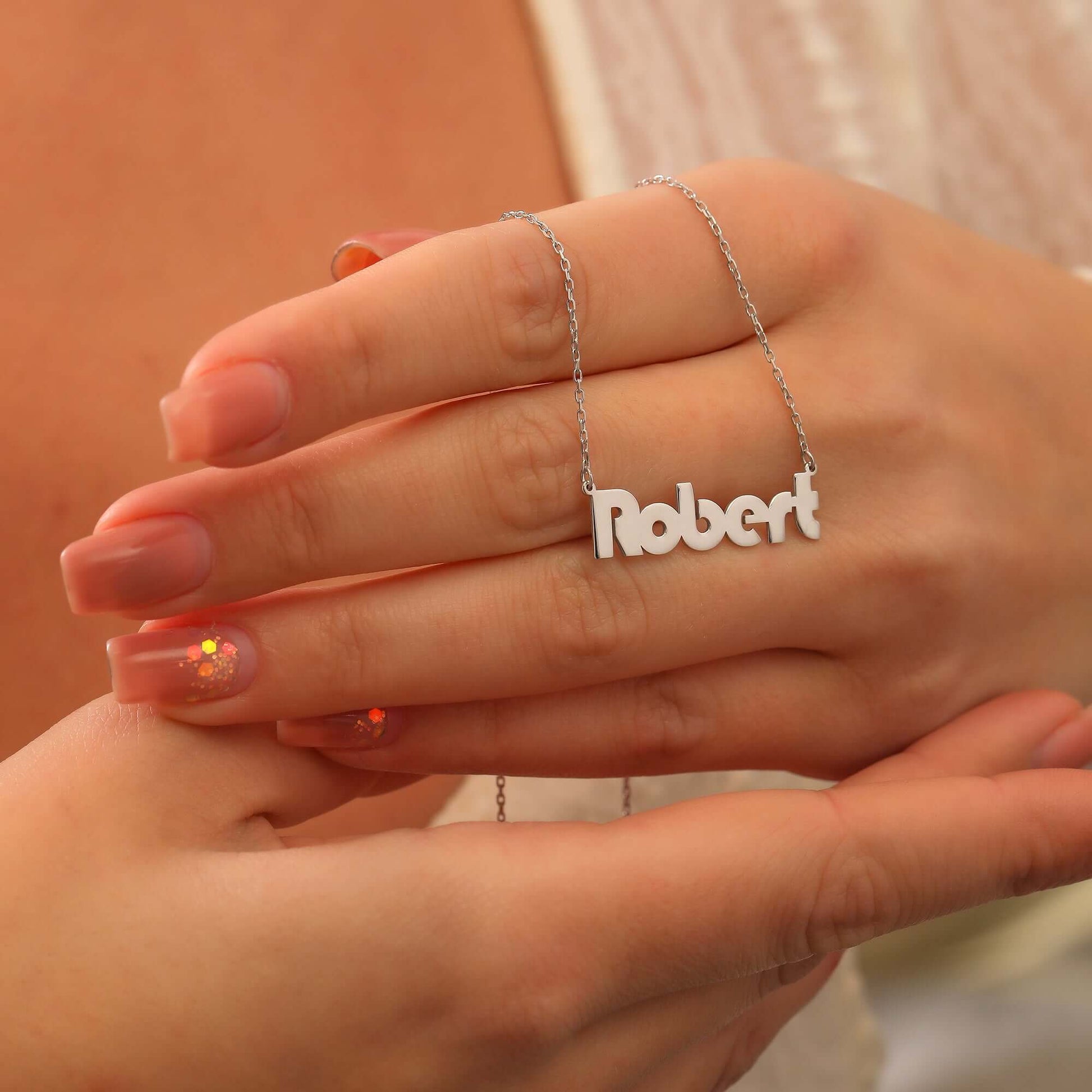 Detaylı Kişiye Özel 925 Ayar Gümüş İsimli Kolye - ÖzelSen