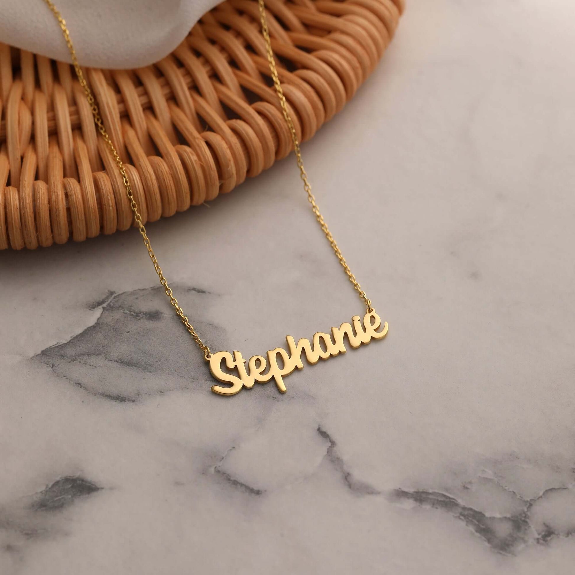 El İşçiliği 925 Ayar Gümüş İsimli Kolye - ÖzelSen