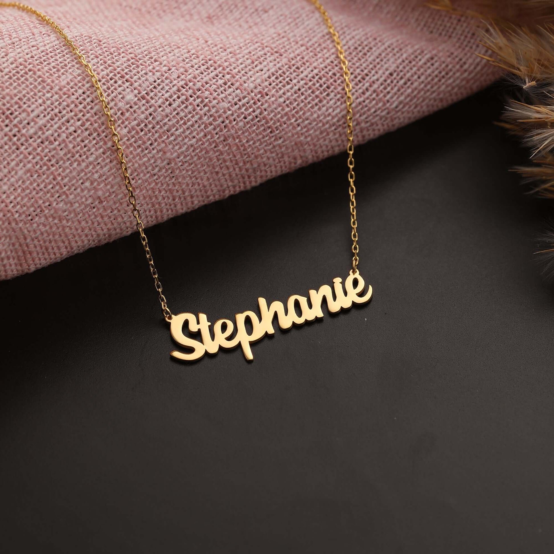 El İşçiliği 925 Ayar Gümüş İsimli Kolye - ÖzelSen