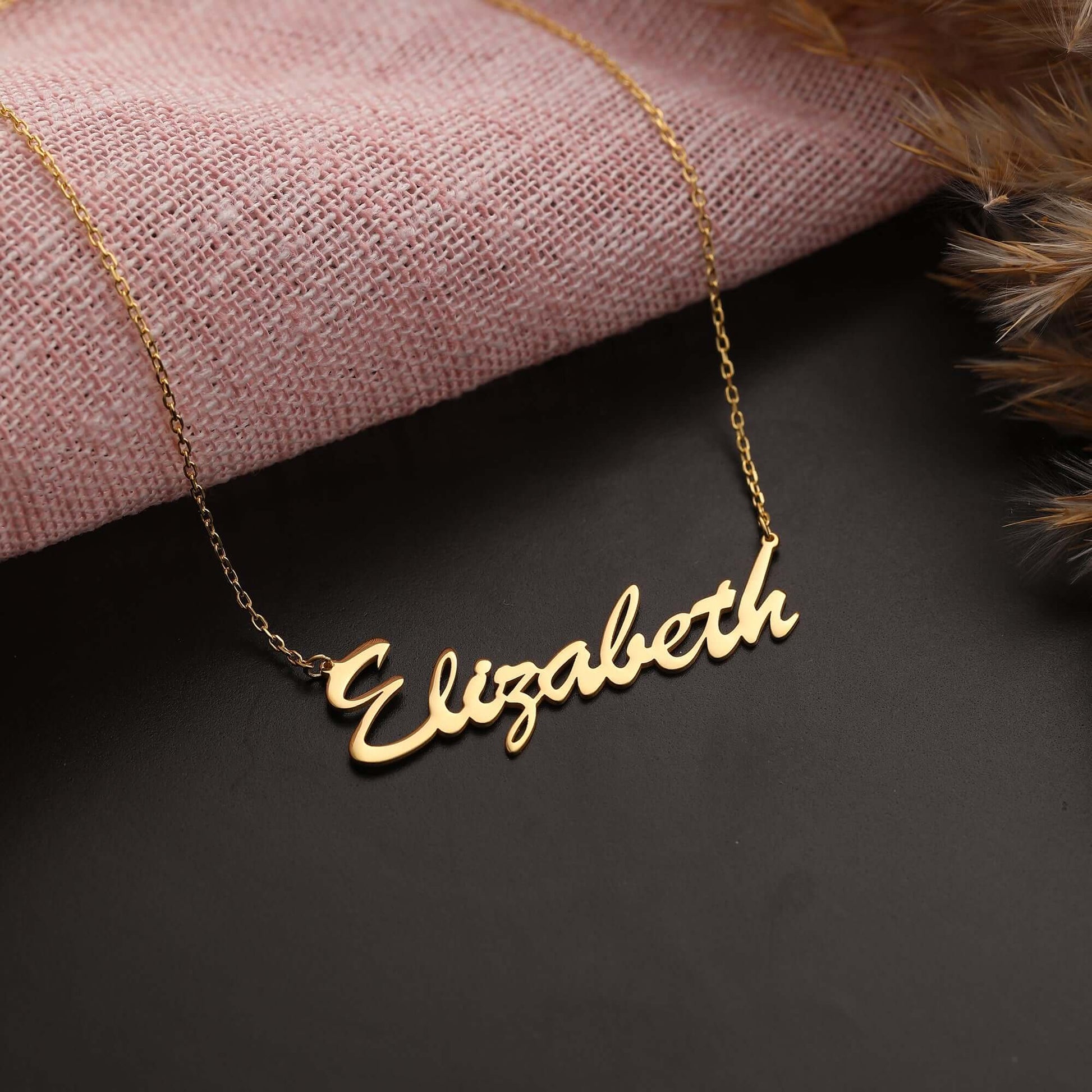 El Yazısı Tasarımlı 925 Ayar Gümüş İsimli Kolye - ÖzelSen