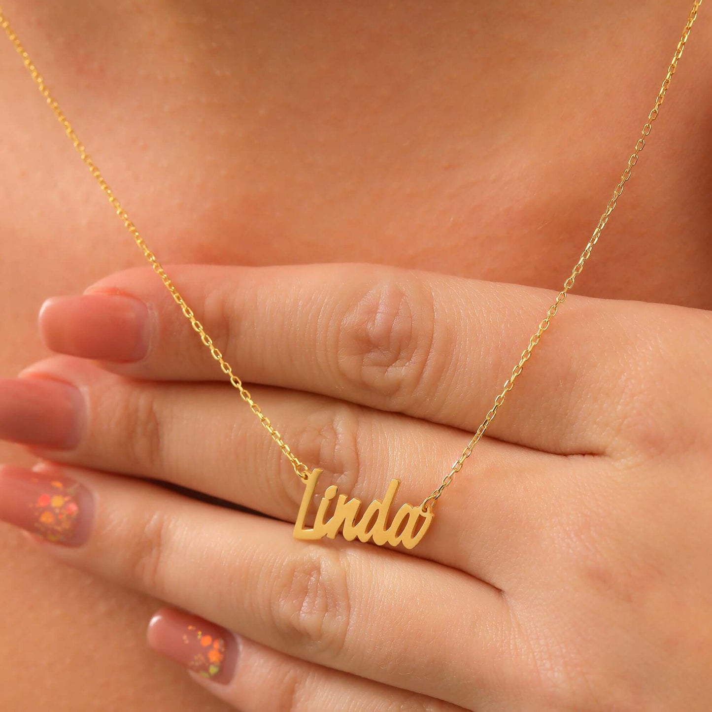 Kalpli 925 Ayar Gümüş İsimli Kolye - ÖzelSen