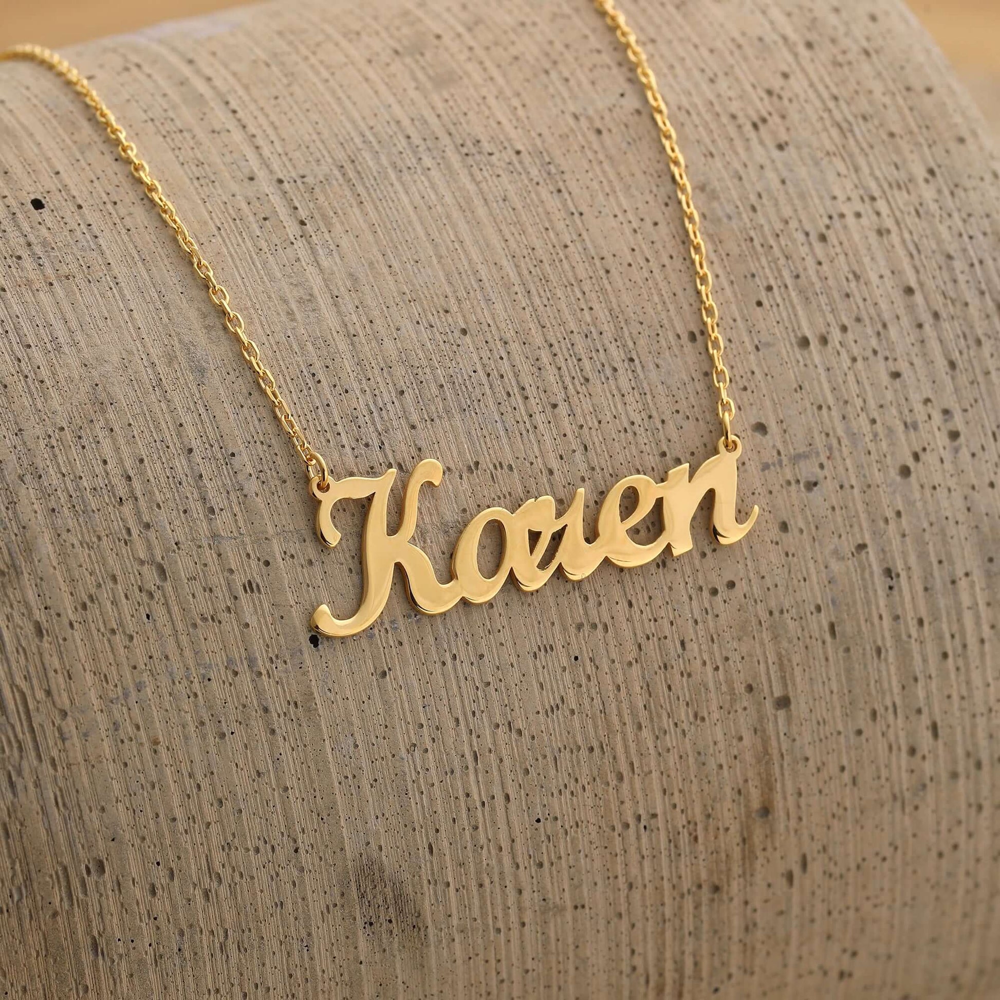 Minimalist 925 Ayar Gümüş İsimli Kolye - ÖzelSen