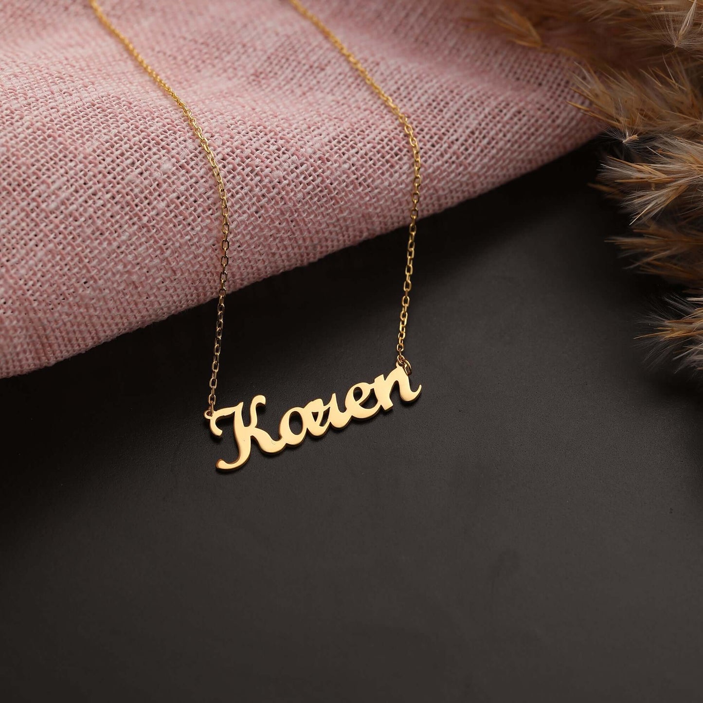 Minimalist 925 Ayar Gümüş İsimli Kolye - ÖzelSen