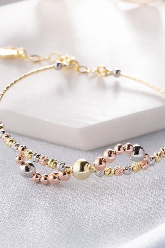 Dorika 925 Ayar Rose Kaplama Gümüş Bileklik – 8