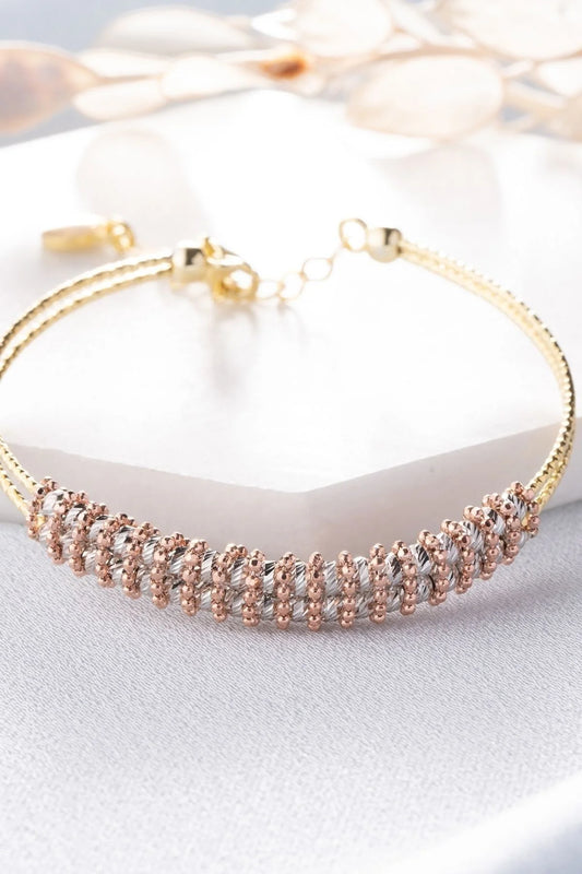 Dorika 925 Ayar Rose Kaplama Gümüş Bileklik – 10