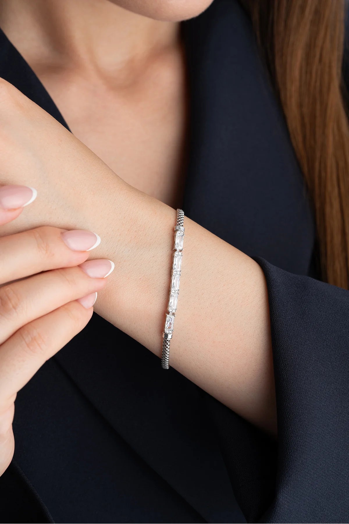 Baget Trend 925 Ayar Gümüş Bileklik