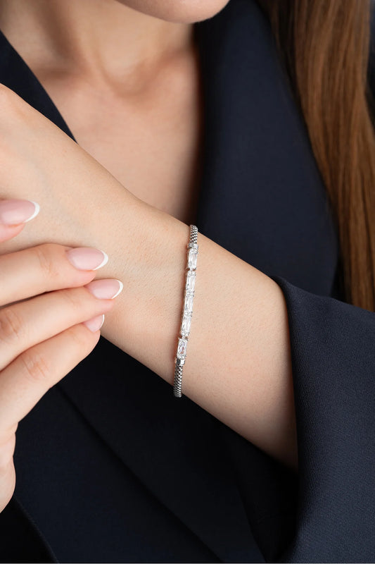 Baget Trend 925 Ayar Gümüş Bileklik