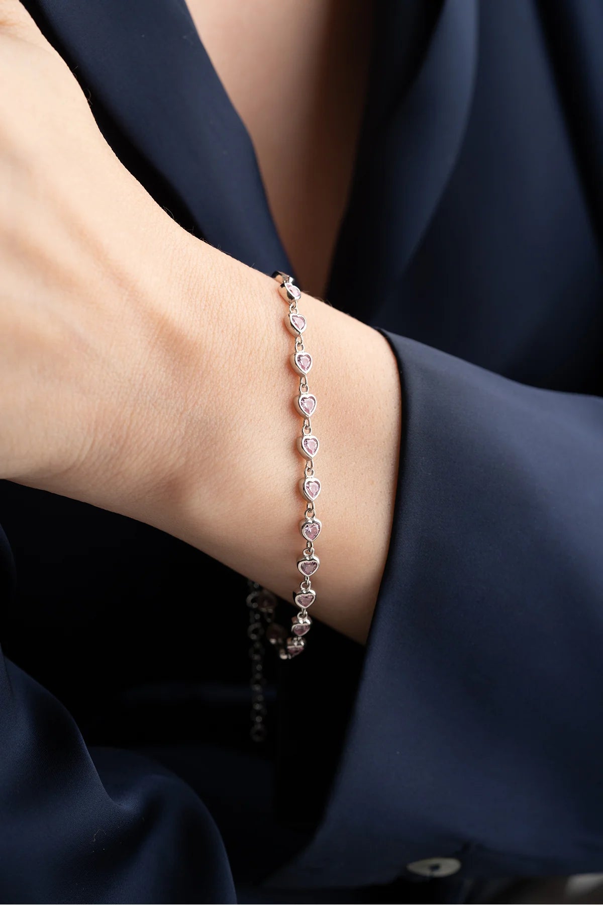 Heart Water Way 925 K Silver Bracelet 2