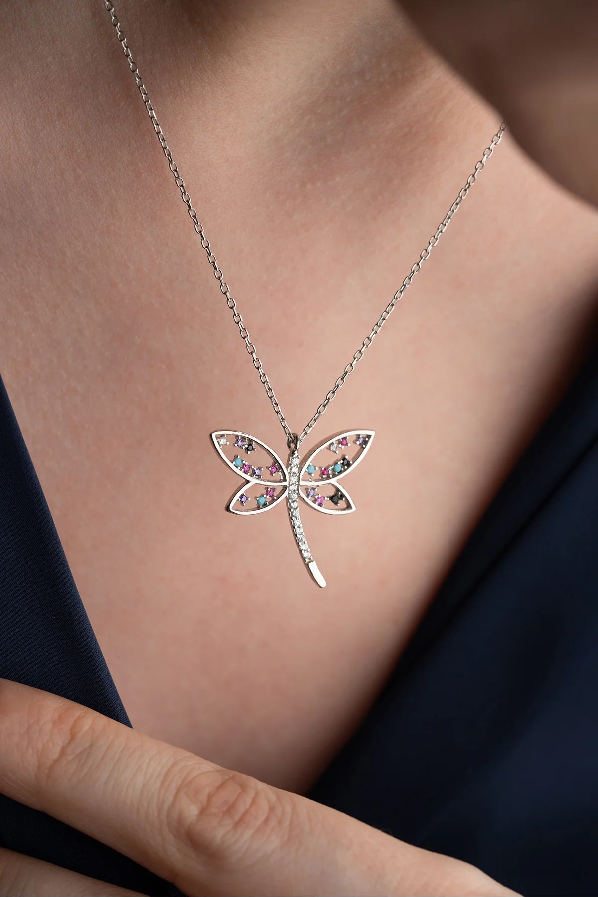 Yusufçuk 925 Ayar Gümüş Kolye – 6