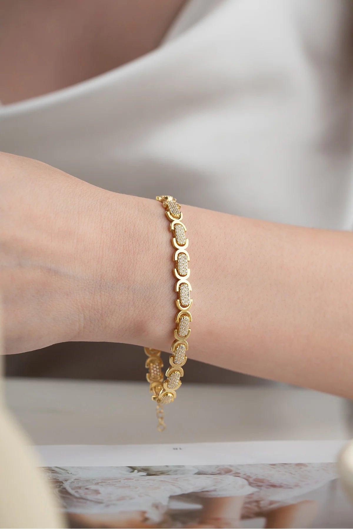 Trend Model 925 Ayar Gümüş Bileklik – 4