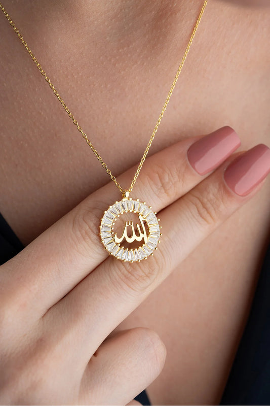 Allah 925 Ayar Gümüş Kolye