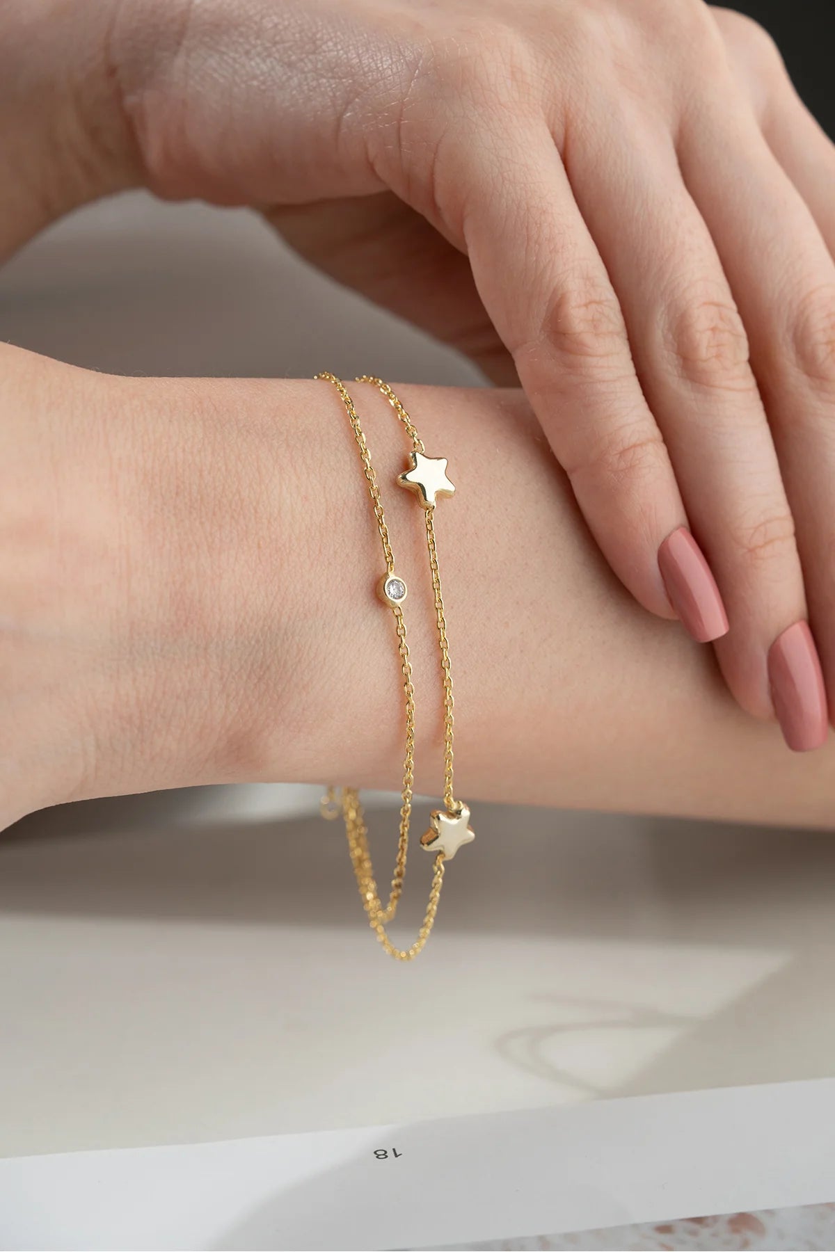 Star 925 K Silver Bracelet