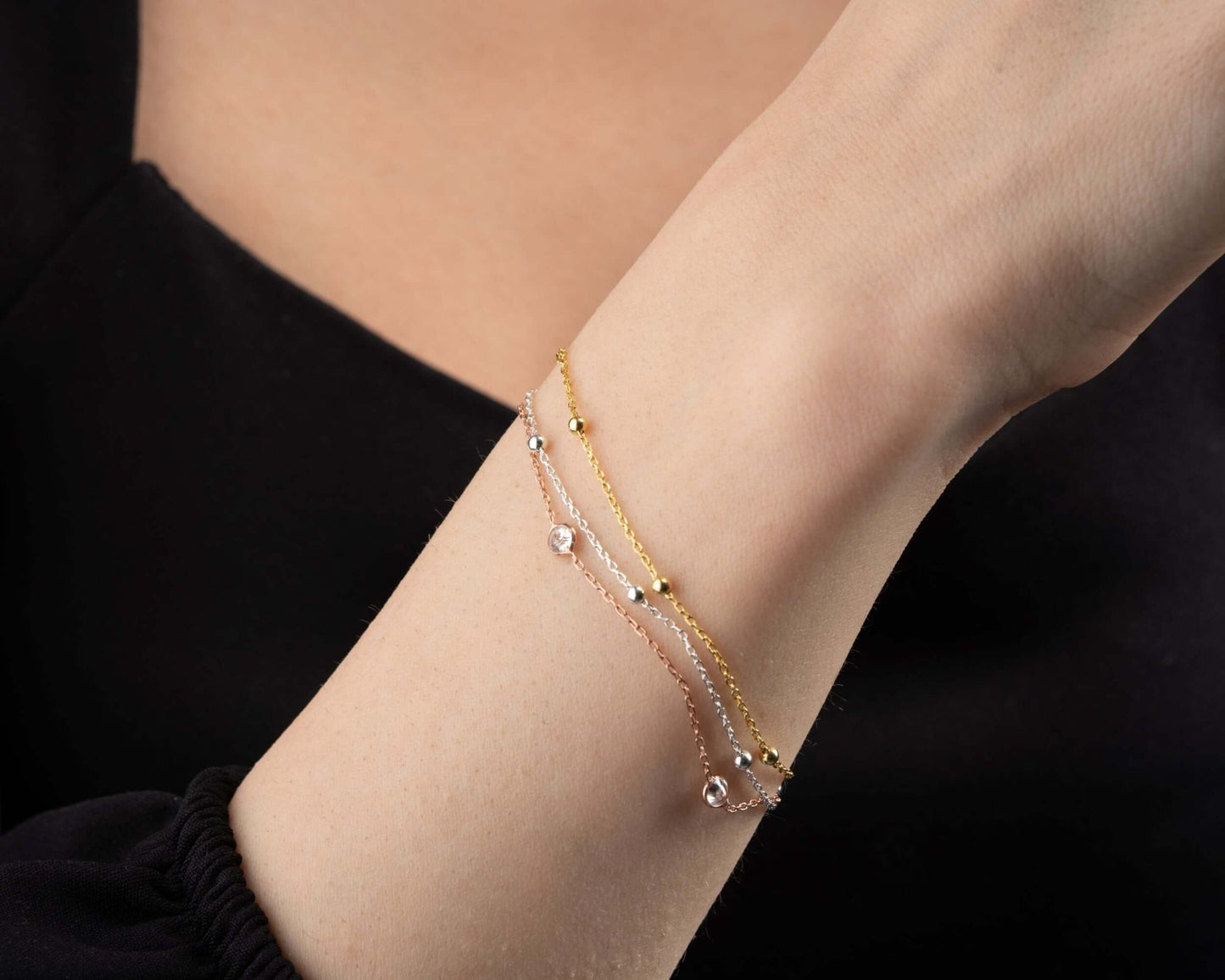 Zirkon Taşlı 925 Ayar Gümüş Dorika Kolye - ÖzelSen