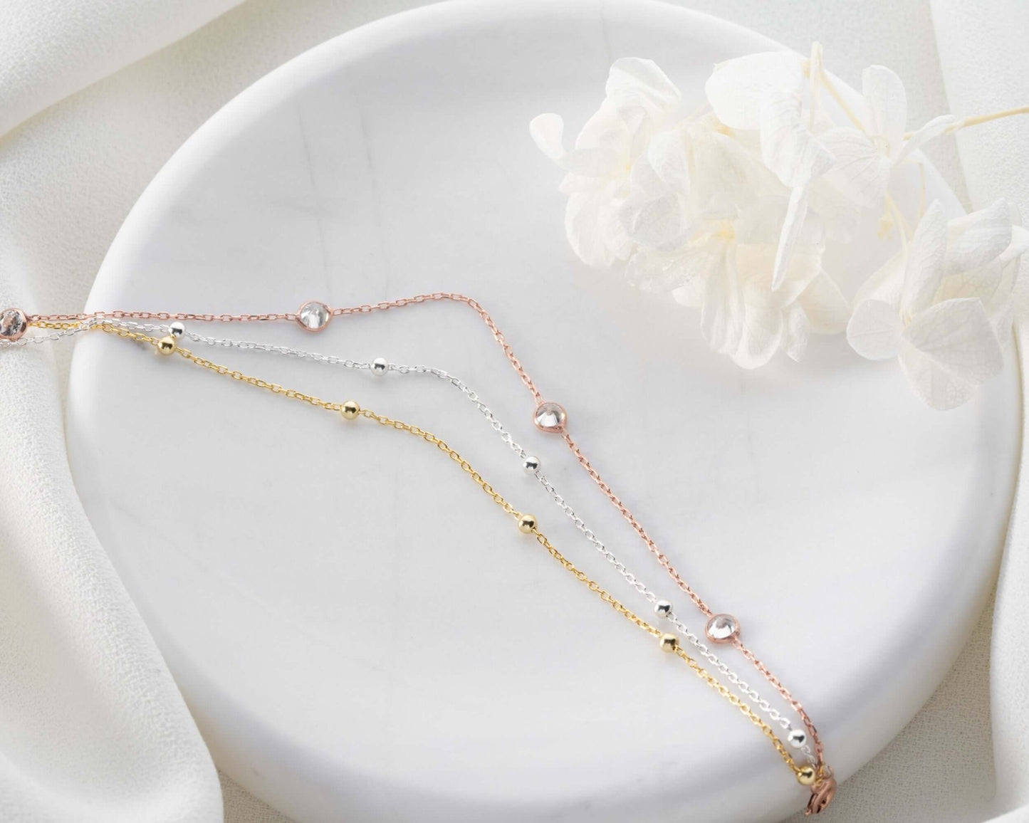 Zirkon Taşlı 925 Ayar Gümüş Dorika Kolye - ÖzelSen